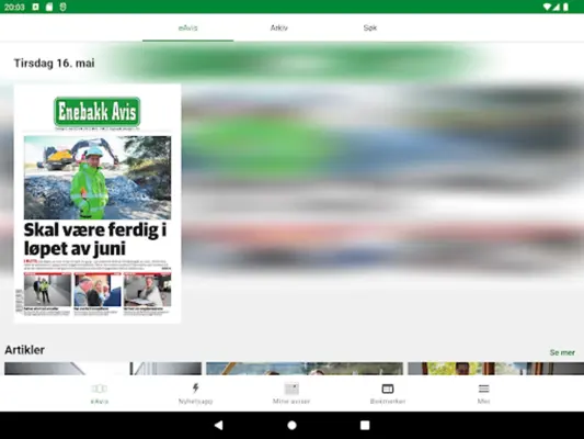 Enebakk Avis eAvis android App screenshot 4